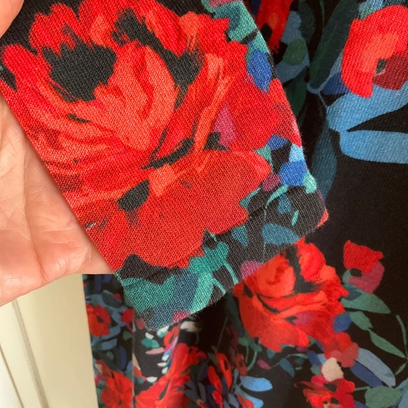 Lela Rose Floral Print Midi Dress - Picture 4 of 5